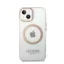 Guess Transparent MagSafe Apple iPhone 14 hátlap tok, arany