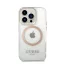 Guess Transparent MagSafe Apple iPhone 14 Pro Max hátlap tok, arany