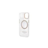Guess Transparent MagSafe Apple iPhone 13 hátlap tok, arany