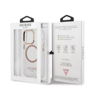  Guess Transparent MagSafe Apple iPhone 13 Pro Max hátlap tok, arany