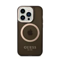   Guess Translucent MagSafe Apple iPhone 14 Pro Max hátlap tok, fekete