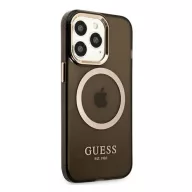   Guess Translucent MagSafe Apple iPhone 13 Pro hátlap tok, fekete
