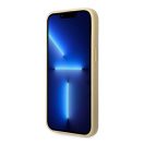 Guess Glitter Flakes Metal Logo Apple iPhone 14 Plus hátlap tok, arany