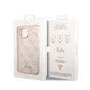 Guess Metal Camera Outline Apple iPhone 14 hátlap tok, rózsaszín