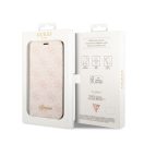 Guess 4G Metal Camera Outline Apple iPhone 14 Pro flip tok, rózsaszín