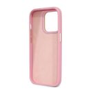 Guess Croco with Metal Camera Outline Apple iPhone 14 Pro hátlap tok, rózsaszín
