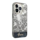 Guess Toile De Jouy Apple iPhone 14 Pro hátlap tok, szürke