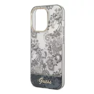 Guess Toile De Jouy Apple iPhone 14 Pro hátlap tok, szürke