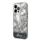 Guess Toile De Jouy Apple iPhone 14 Pro hátlap tok, szürke