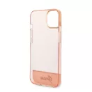 Guess Camera Outline Translucent Apple iPhone 14 Plus hátlap tok, rózsaszín