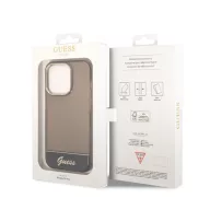   Guess Camera Outline Translucent Apple iPhone 14 Pro hátlap tok, fekete
