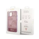 Guess Jungle Apple iPhone 14 Plus hátlap tok, rózsaszín