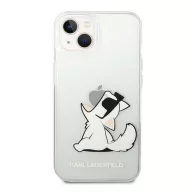   Karl Lagerfeld Choupette Eat hátlap tok Apple iPhone 14 Plus, átlátszó