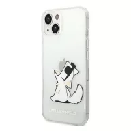   Karl Lagerfeld Choupette Eat hátlap tok Apple iPhone 14 Plus, átlátszó