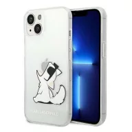   Karl Lagerfeld Choupette Eat hátlap tok Apple iPhone 14 Plus, átlátszó