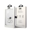 Karl Lagerfeld Choupette Eat hátlap tok Apple iPhone 14 Plus, átlátszó