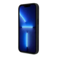   Karl Lagerfeld Head Saffiano bőr hátlap tok Apple iPhone 14 Plus, fekete