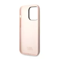   Karl Lagerfeld Head Liquid szilikon hátlap tok Apple iPhone 14 Pro, rószaszín