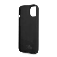   Karl Lagerfeld Head Liquid szilikon hátlap tok Apple iPhone 14 Plus, fekete