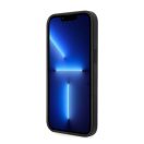 Karl Lagerfeld Choupette Head Saffiano bőr hátlap tok Apple iPhone 14 Plus, fekete