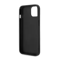   Karl Lagerfeld Choupette Head Saffiano bőr hátlap tok Apple iPhone 14 Plus, fekete