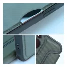 Razor book Samsung Galaxy A12 flip tok, sötétzöld