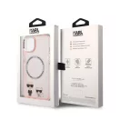Karl Lagerfeld and Choupette MagSafe hátlap tok Apple iPhone 14 Plus, rózsaszín