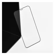   Apple iPhone 14 Pro Max, 5D Full Glue hajlított tempered glass kijelzővédő üvegfólia, fekete