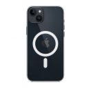 Apple iPhone 14 Plus MagSafe-rögzítésű műanyag tok, átlátszó