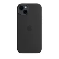   Apple iPhone 14 Plus MagSafe-rögzítésű szilikon tok, Éjfekete