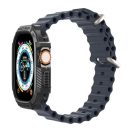 Spigen Rugged Armor Apple Watch UItra 2/1 (49mm), Fekete tok