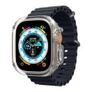 Spigen Ultra Hybrid Apple Watch UItra 2 / 1 49mm tok, Crystal Clear, átlátszó