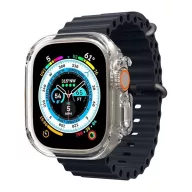   Spigen Ultra Hybrid Apple Watch UItra 2 / 1 49mm tok, kijelzővédő felülettel, Crystal Clear, átlátszó