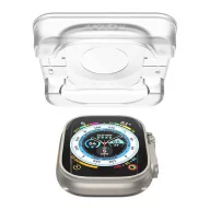   Spigen Glas.tR EZ Fit Apple Watch Ultra 3 / 2 / 1 49mm tempered kijelzővédő fólia felhelyező kerettel (2db)