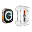 Spigen Glas.tR EZ Fit Apple Watch Ultra 3 / 2 / 1 49mm tempered kijelzővédő fólia felhelyező kerettel (2db)