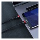 Baseus Cafule USB-C / USB-C töltő- és adatkábel, 60W, 1m, fekete-piros
