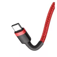 Baseus Cafule Type-C - Type-C adatkábel, 60W, 2m, piros