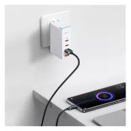   Baseus Crystal Shine USB / USB-C töltő- és adatkábel, 100W, 2m, Fekete