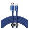 Baseus Crystal Shine USB / USB-C töltő- és adatkábel, 100W, 2m, kék