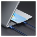 Baseus Crystal Shine USB / USB-C töltő- és adatkábel, 100W, 2m, kék