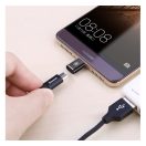 Baseus USB-C - microUSB-A adapter, fekete