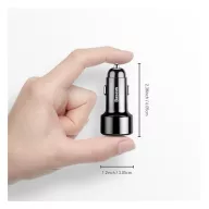   Baseus Magic autós szivargyújtó töltő 2xUSB-A QC 3.0 45W, fekete, CCMLC20A-01