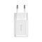 Baseus hálózati gyorstöltő 2xUSB, 10.5W, fehér