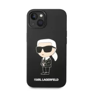   Karl Lagerfeld Liquid Ikonik NFT szilikon hátlap tok Apple iPhone 14 Plus, fekete