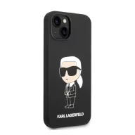   Karl Lagerfeld Liquid Ikonik NFT szilikon hátlap tok Apple iPhone 14 Plus, fekete