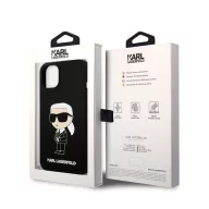   Karl Lagerfeld Liquid Ikonik NFT szilikon hátlap tok Apple iPhone 14 Plus, fekete