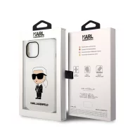   Karl Lagerfeld Liquid Ikonik NFT szilikon hátlap tok Apple iPhone 14 Plus, fehér