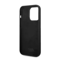   Karl Lagerfeld Liquid Ikonik NFT szilikon hátlap tok Apple iPhone 14 Pro, fekete