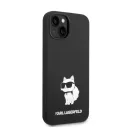Karl Lagerfeld Liquid Choupette NFT szilikon hátlap tok Apple iPhone 14 Plus, fekete