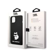   Karl Lagerfeld Liquid Choupette NFT szilikon hátlap tok Apple iPhone 14 Plus, fekete